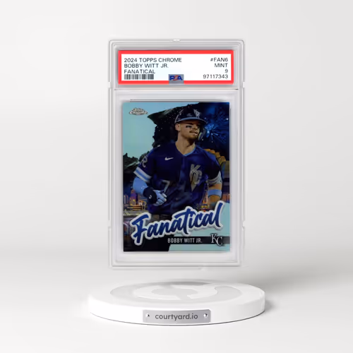 2024 Topps Chrome Fanatical #FAN6 Bobby Witt Jr. (PSA 9 MINT)