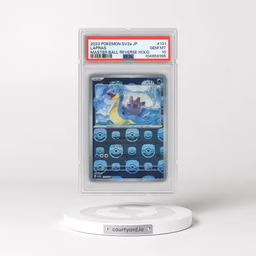 2023 Pokémon Sv2a-Pokemon 151 #131 Lapras - Reverse Holo Master Ball (PSA 10 GEM MINT)