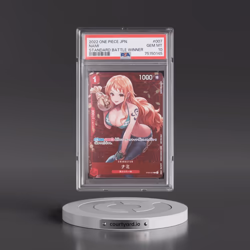 2022 One Piece Japanese Starter Deck ST01-Straw Hat Crew #007 Nami - Standard Battle Winner (PSA 10