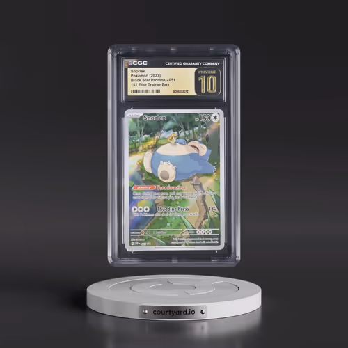 2023 Black Star Promos - Scarlet & Violet SVPEN #051 Snorlax - 151 Elite Trainer Box (Holo) (CGC 10