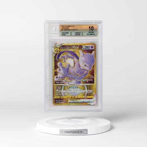 2022 Pokémon GO #091 Mewtwo VSTAR - Holo Ultra Rare (BGS 10 PRISTINE)