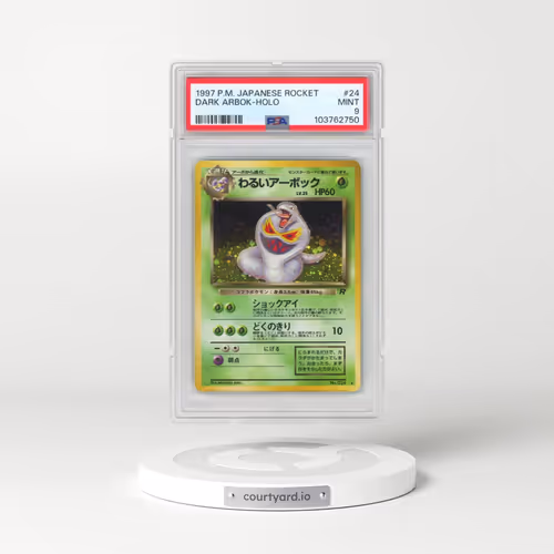 1997 Pokémon Rocket #24 Dark Arbok - Holo (PSA 9 MINT)