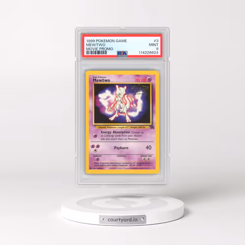 1999 Pokémon Game Movie #3 Mewtwo - Movie Promo (PSA 9 MINT)