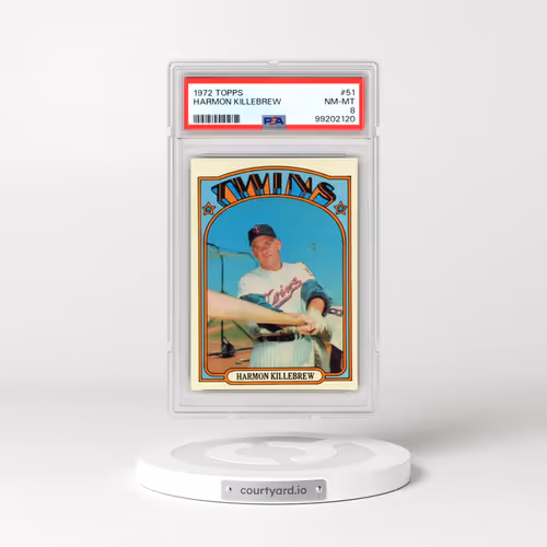 1972 Topps #51 Harmon Killebrew (PSA 8 NM-MT)