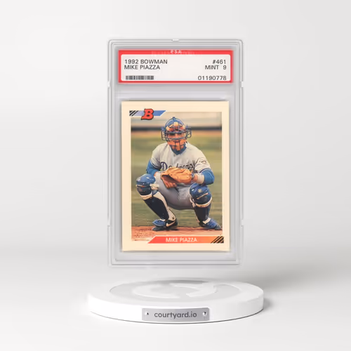 1992 Bowman #461 Mike Piazza (PSA 9 MINT)