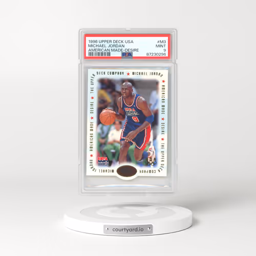 1996 Upper Deck USA Michael Jordan American Made #M3 Michael Jordan - Desire (PSA 9 MINT)