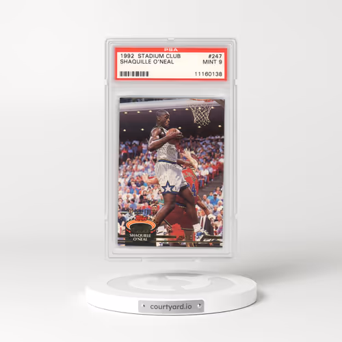 1992 Stadium Club #247 Shaquille O'Neal (PSA 9 MINT)
