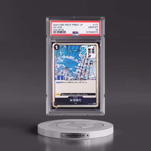 2024 One Piece Japanese PRB01-Premium Booster -One Piece Card the Best #117 Ice Age - Holofoil (PSA