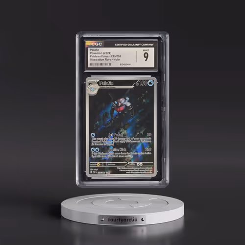 2024 Pokémon Paf EN-Paldean Fates #225 Palafin - Illustration Rare (CGC 9 MINT)