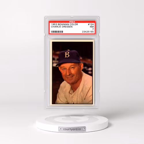 1953 Bowman Color #124 Charlie Dressen (PSA 7 NM)