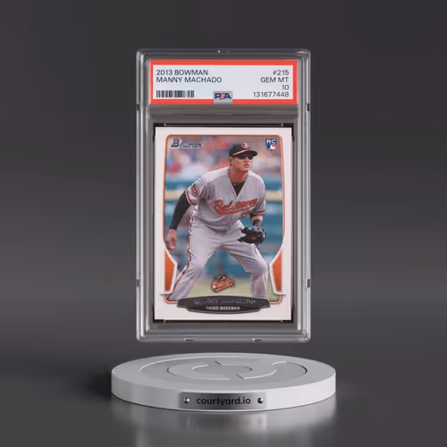 2013 Bowman #215 Manny Machado (PSA 10 GEM MINT)
