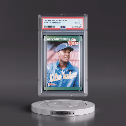 1989 Donruss Rookies #1 Gary Sheffield (PSA 6 EX-MT)