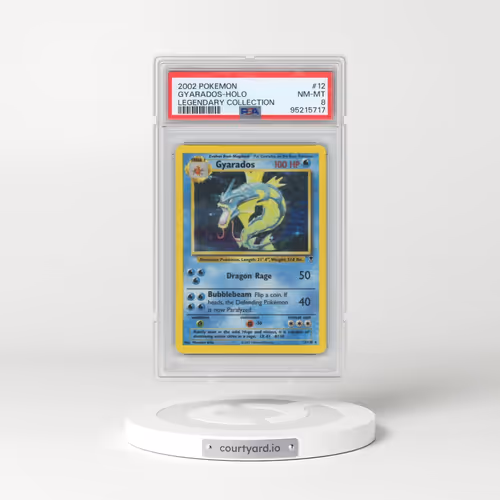 2002 Pokémon Legendary Collection #12 Gyarados - Holo (PSA 8 NM-MT)