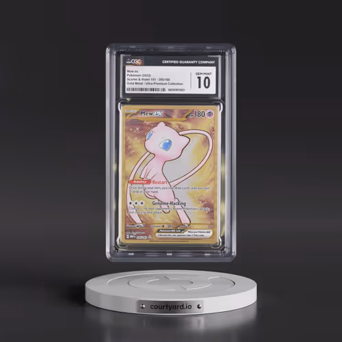 2023 Scarlet & Violet 151 - MEW EN #205/165 Mew ex - Gold Metal - Ultra-Premium Collection (CGC 10 G
