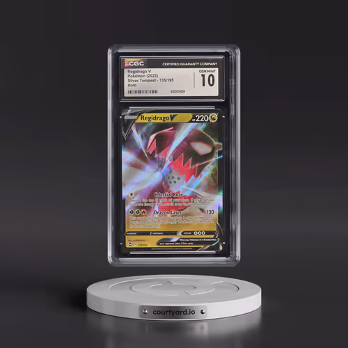 2022 Silver Tempest #135/195 Regidrago V - Holo (CGC 10 GEM MINT)