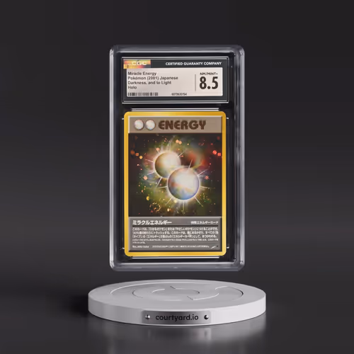2001 Darkness, and to Light Miracle Energy - Holo (CGC 8.5 NM-MT+)