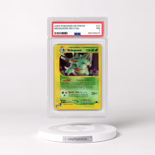 2003 Pokémon Skyridge #22 Nidoqueen - Reverse Foil (PSA 7 NM)