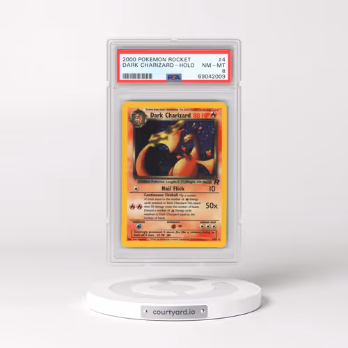 2000 Pokémon Rocket #4 Dark Charizard - Holo (PSA 8 NM-MT)