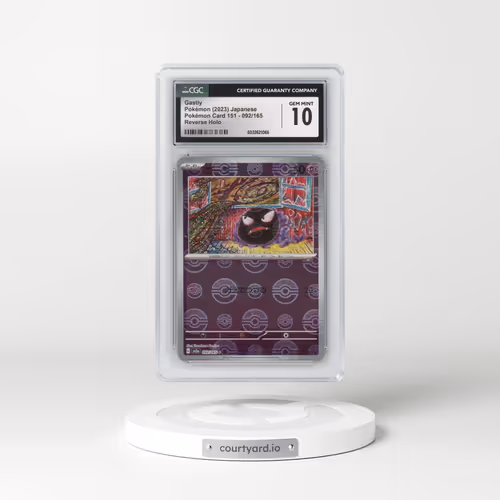 2023 Pokémon Card 151 #092/165 Gastly - Reverse Holo Poké Ball (CGC 10 GEM MINT)