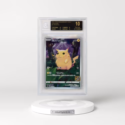 2021 25th Anniversary Collection #001 Pikachu (BGS 10 PRISTINE)