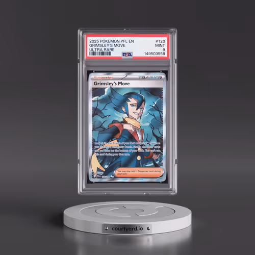 2025 Pokémon Pfl EN-Phantasmal Flames #120 Grimsley's Move - Ultra Rare (PSA 9 MINT)