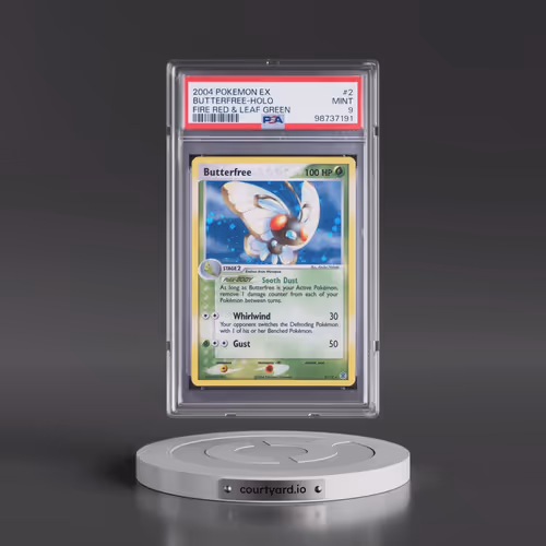 2004 Pokémon EX Fire Red & Leaf Green #2 Butterfree - Holo (PSA 9 MINT)