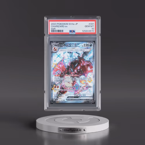 2023 Pokémon Sv4a-Shiny Treasure EX #331 Charizard EX - Holo Ssr (PSA 10 GEM MINT)