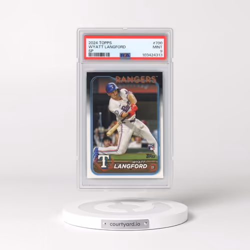 2024 Topps #700 Wyatt Langford - SP (PSA 9 MINT)