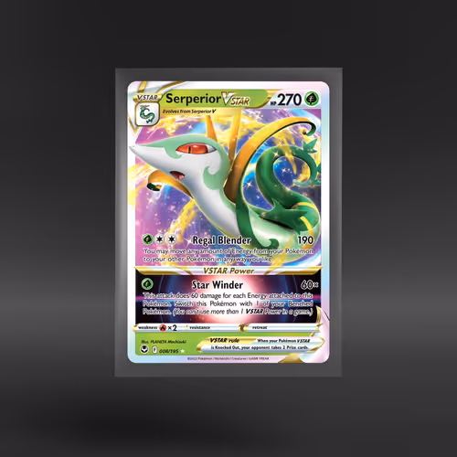 Silver Tempest #008/195 Serperior VSTAR
