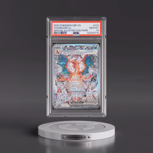 2023 Pokémon Obf EN-Obsidian Flames #223 Charizard EX - Holo Special Illustration Rare (PSA 10 GEM M
