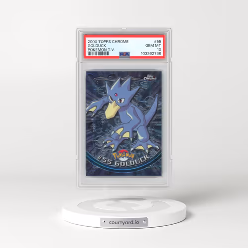 2000 Topps Chrome Pokémon T.V. #55 Golduck (PSA 10 GEM MINT)