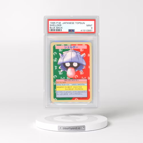 1997 Japanese Topsun Shellder - Blue Back - No Number (PSA 9 MINT)
