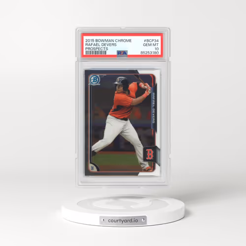 2015 Bowman Chrome Prospects #BCP34 Rafael Devers (PSA 10 GEM MINT)