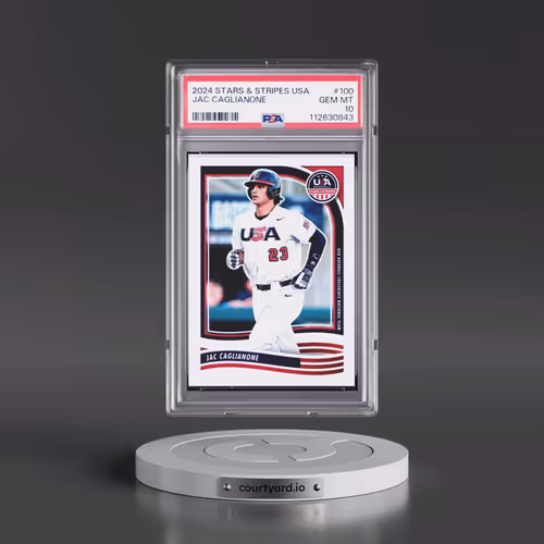 2024 Panini Stars & Stripes USA #100 Jac Caglianone (PSA 10 GEM MINT)