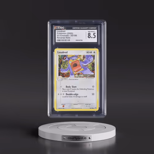 2005 EX Emerald #35/106 Loudred - Reverse Holo (CGC 8.5 NM-MT+)