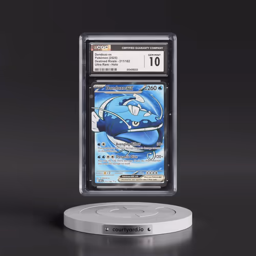 2025 Pokémon Dri EN-Destined Rivals #211 Dondozo EX - Holo Ultra Rare (CGC 10 GEM MINT)