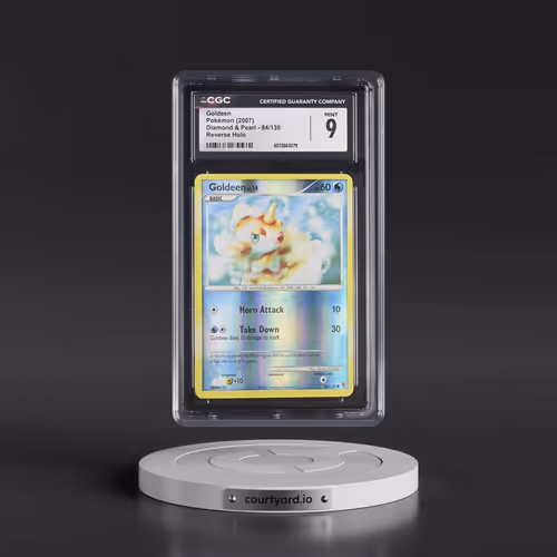 2007 Diamond & Pearl #84/130 Goldeen - Reverse Holo (CGC 9 MINT)