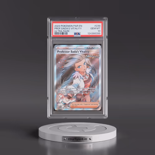 2023 Pokémon Par EN-Paradox Rift #239 Professor Sada's Vitality - Ultra Rare (PSA 10 GEM MINT)