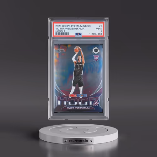 2023 Panini Hoops Premium Stock Hoopla #5 Victor Wembanyama (PSA 9 MINT)