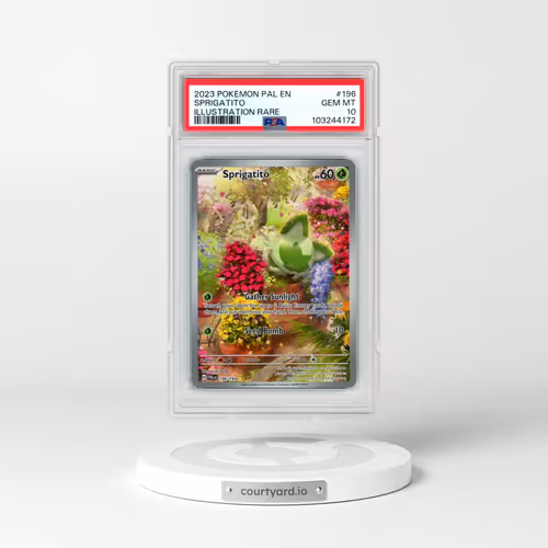 2023 Pokémon Pal EN-Paldea Evolved #196 Sprigatito - Illustration Rare (PSA 10 GEM MINT)