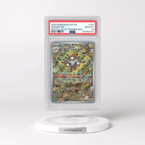 2024 Pokémon Svp EN-SV Black Star Promo #159 Magneton - Surging Sparks Pokemon Center Elite Trainer