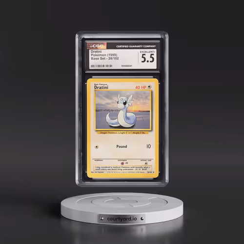 1999 Base Set #26/102 Dratini (CGC 5.5 EX+)