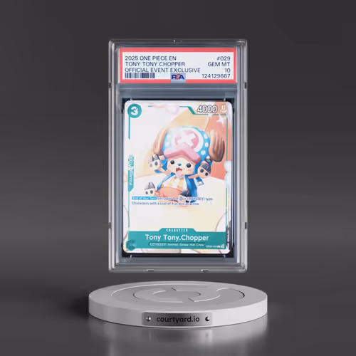 2025 One Piece Promos #029 Tony Tony Chopper - Official Event Exclusive (PSA 10 GEM MINT)