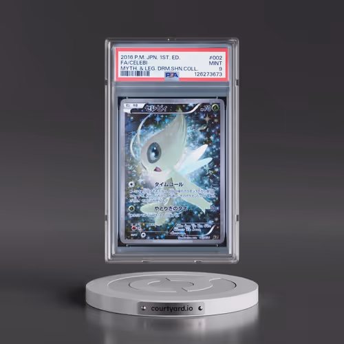 2016 Pokémon Mythical & Legendary Dream Shine Collection #002 Celebi - 1st Edition Full Art (PSA 9 M