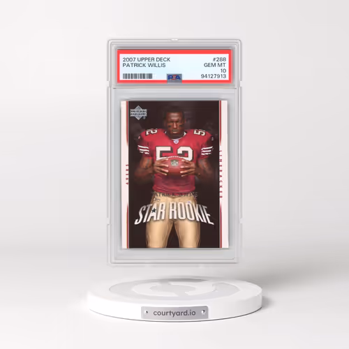 2007 Upper Deck #288 Patrick Willis (PSA 10 GEM MINT)