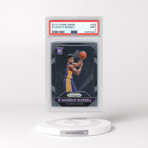 2015 Panini Prizm #322 D'Angelo Russell (PSA 9 MINT)