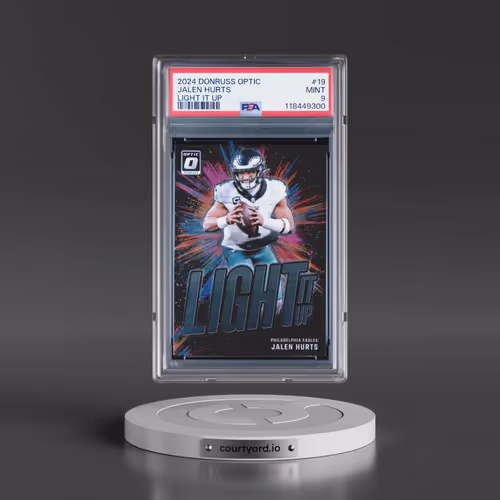2024 Panini Donruss Optic Light It Up #19 Jalen Hurts (PSA 9 MINT)