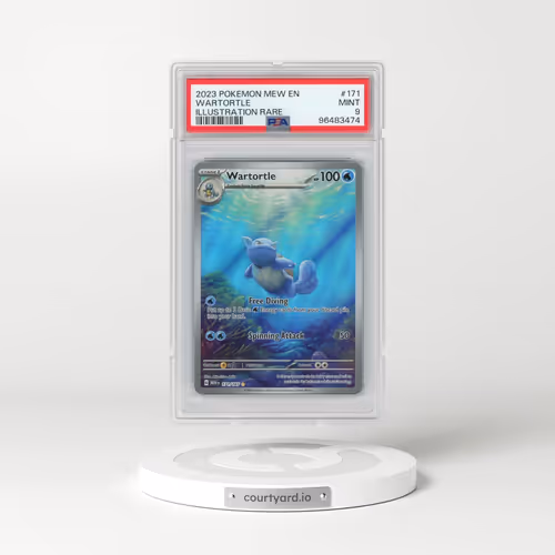2023 Pokémon Mew EN-151 #171 Wartortle - Illustration Rare (PSA 9 MINT)