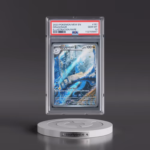 2023 Pokémon Mew EN-151 #181 Dragonair - Illustration Rare (PSA 10 GEM MINT)