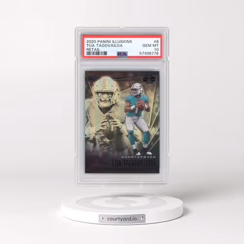 2020 Panini Illusions #6 Tua Tagovailoa - Retail (PSA 10 GEM MINT)